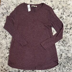 Women's Long Sleeve Purple Top